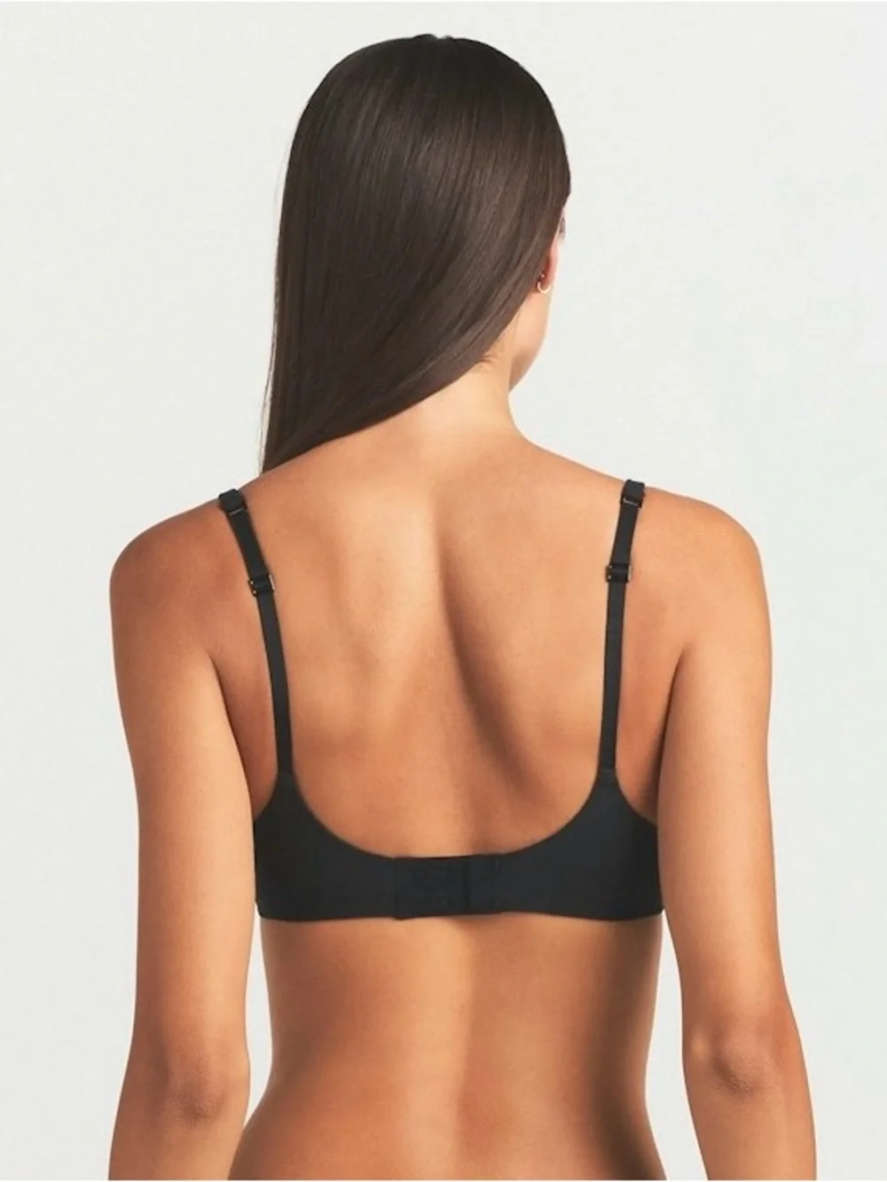 NWT SKIMS Everyday Cotton Ultimate Teardrop Push-Up Bra | Onyx MSRP $64 CURRENT - Picture 4 of 5